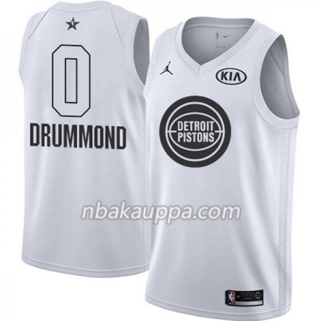Detroit Pistons Andre Drummond 0 2018 Kaikki tähti Jordan Brand Valkoinen Pelipaidat Swingman - Miesten